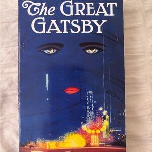 The Great Gatsby Book Cover in Blue